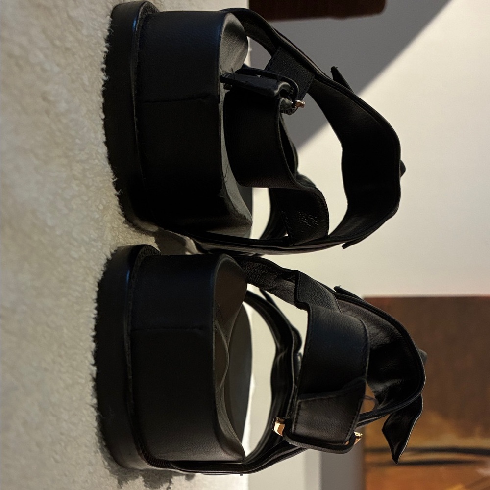 Alexandre Birman Black Leather Sandals Size 38 (7 1/2) - Picture 4 of 9